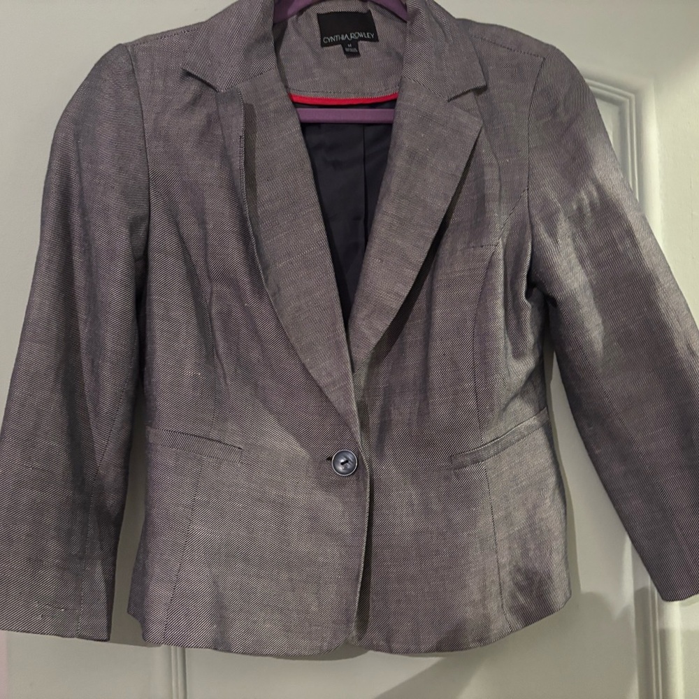 Cynthia Rowley Charcoal Women's Blazer
